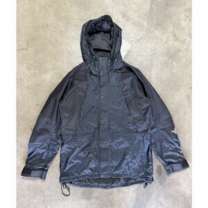 Vintage The North Face Gore-Tex Rain Jacket Zip Up/Snap Windbreaker Hooded Large